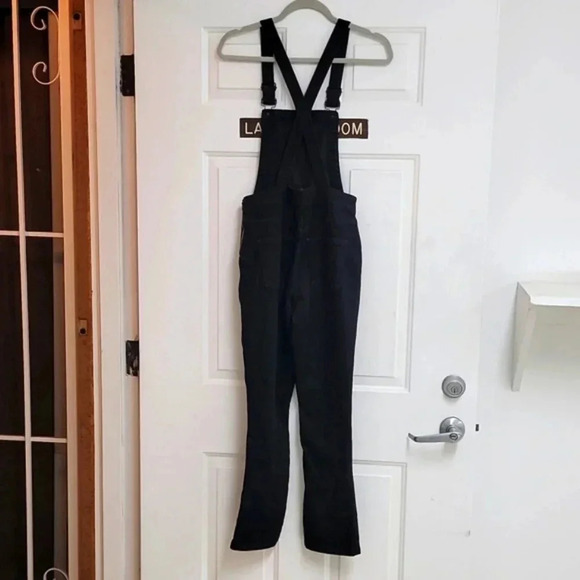Madewell Cali Demi-Boot Overalls in Black Forest F6394 - Picture 6 of 12